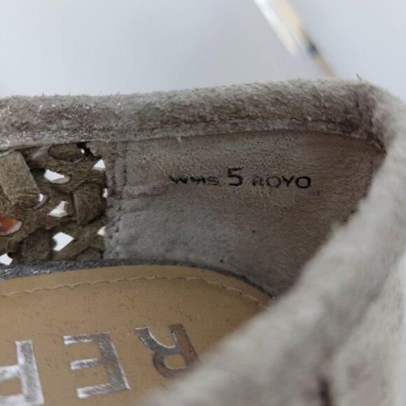 Report Silver Open Toe Flats - Picture 4 of 6